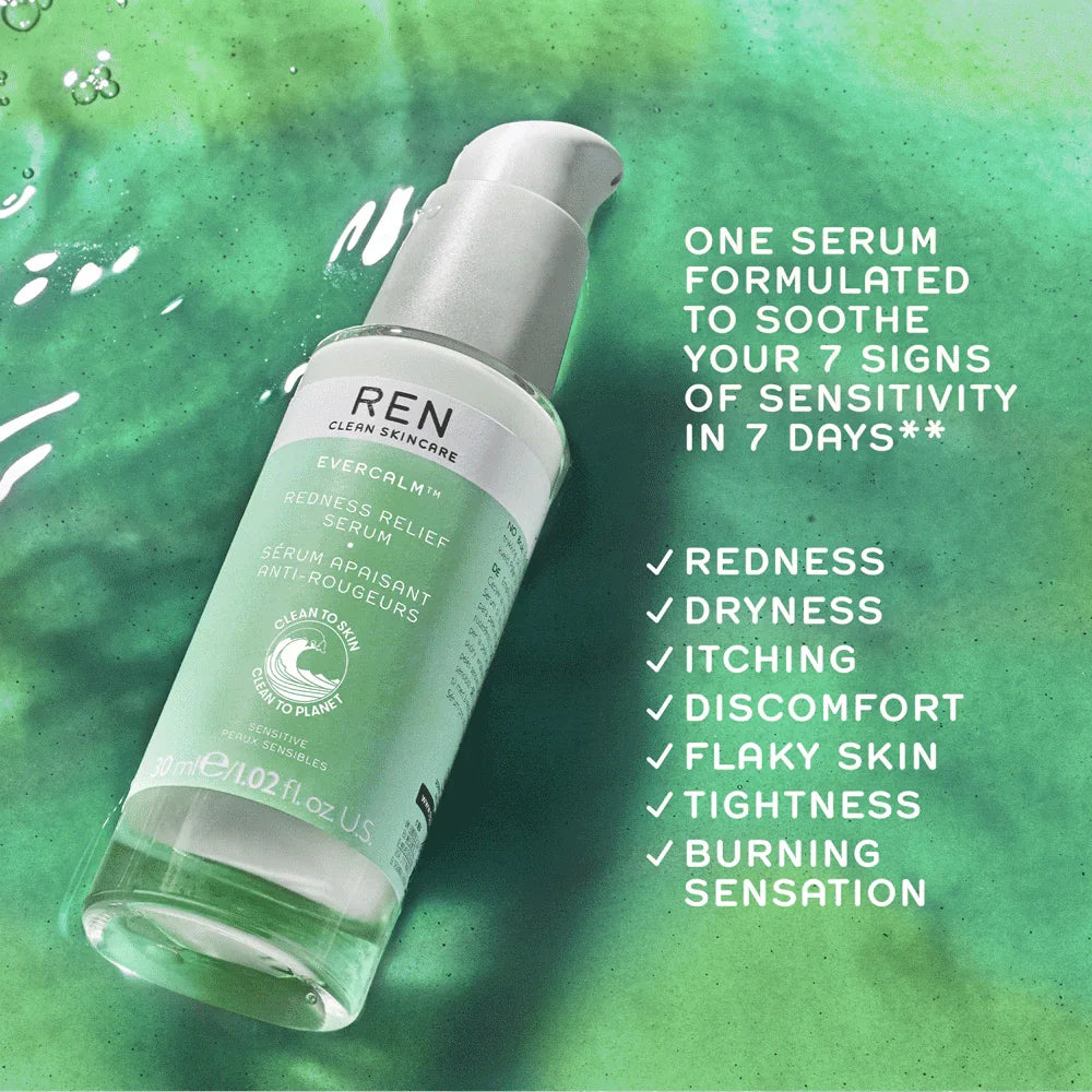 Ren Skincare Evercalm Redness Relief Serum - 30ml - Rooby