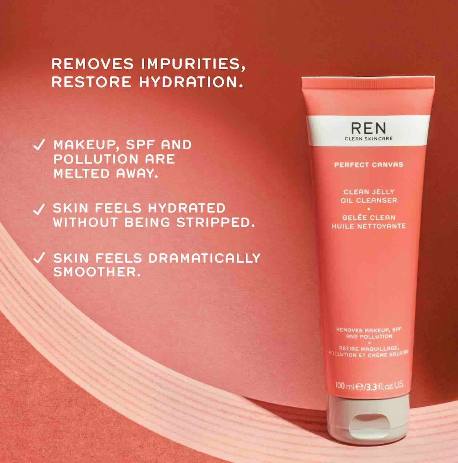 Ren Skincare Perfect Canvas Oil Cleanser - 100ml - Rooby