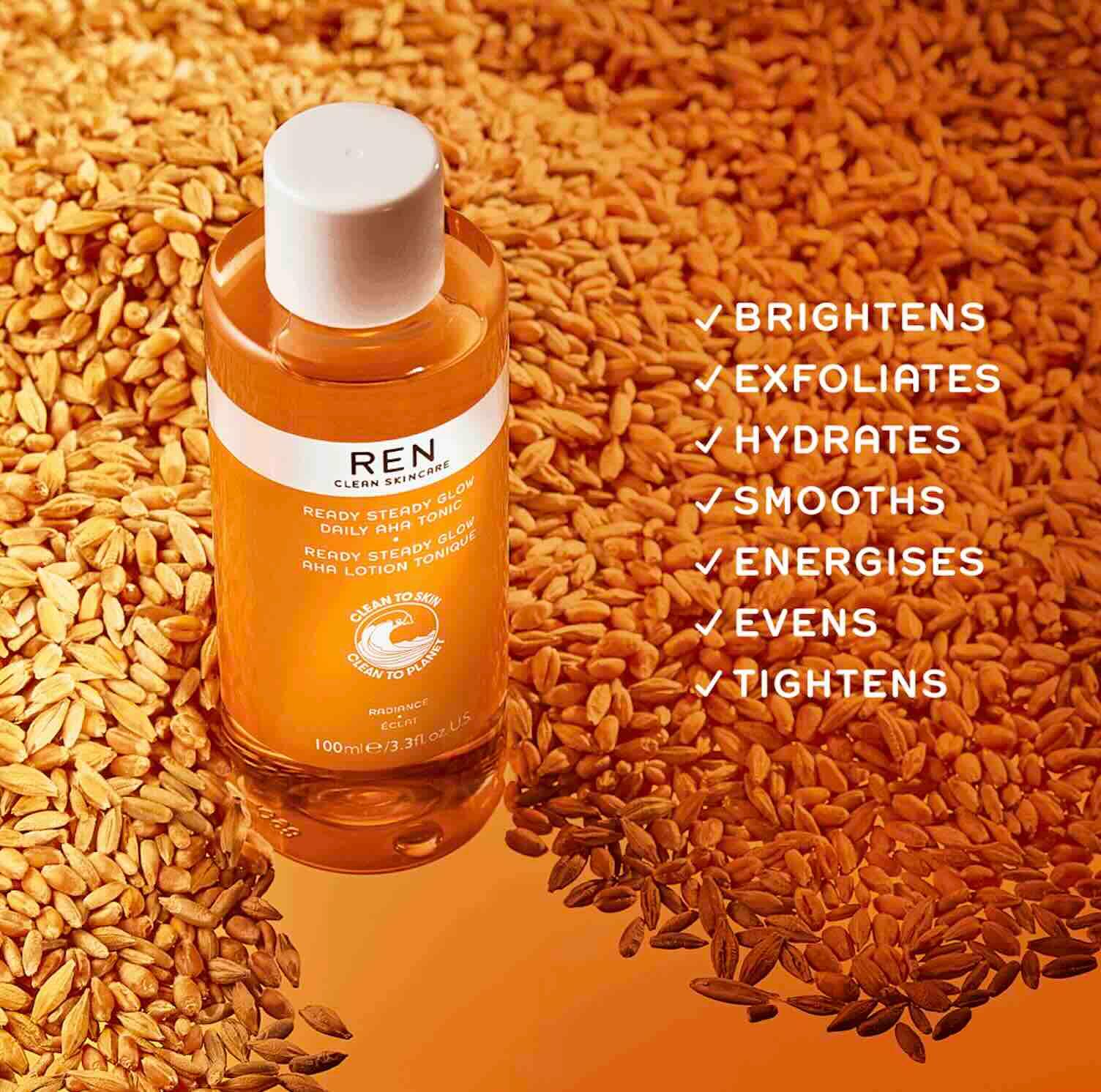 Ren Skincare Ready Steady Glow Tonic - 100ml - Rooby