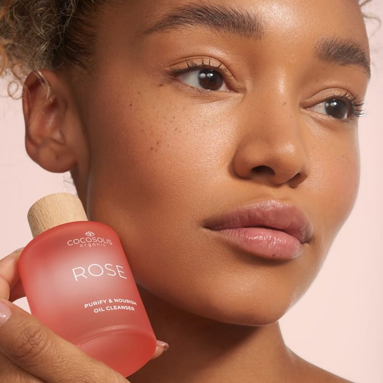 Cocosolis Rose Purify & Nourish Oil Cleanser - 50ml - Rooby