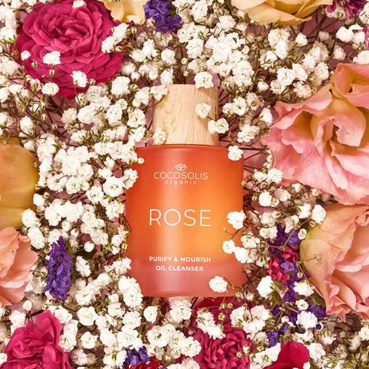 Cocosolis Rose Purify & Nourish Oil Cleanser - 50ml - Rooby