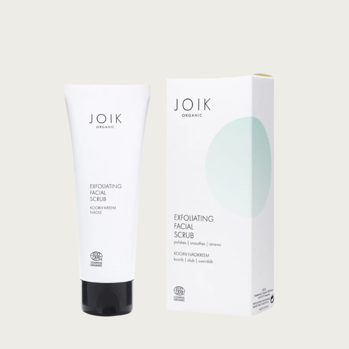 JOIK Vegan Exfoliating facial scrub - 75ml - Rooby