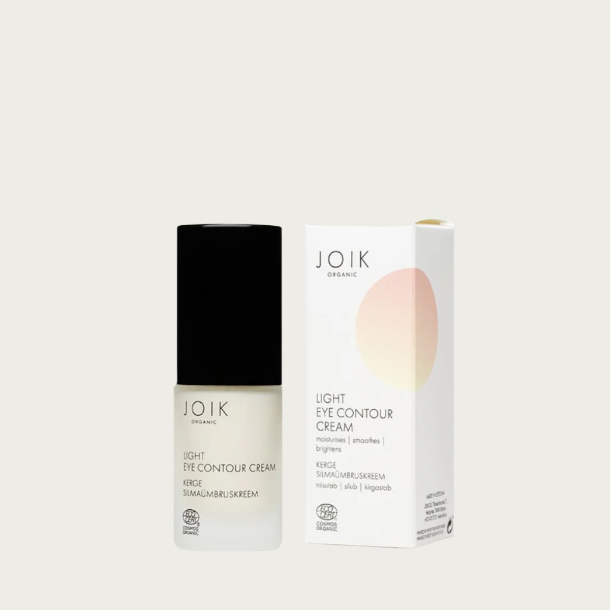 JOIK Vegan Light Eye Contour Cream - 15ml - Rooby
